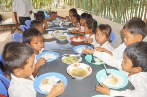 La cantine de l'école
